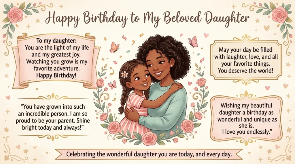 Heartfelt Birthday Wishes for a Daughter From Mom