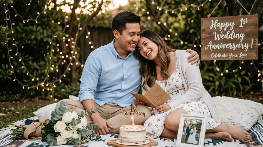 Happy 1st Wedding Anniversary Wishes for Husband