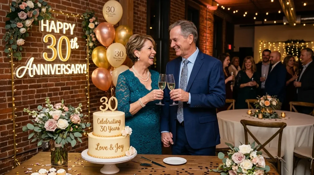 Happy 30th Anniversary Wishes for Parents