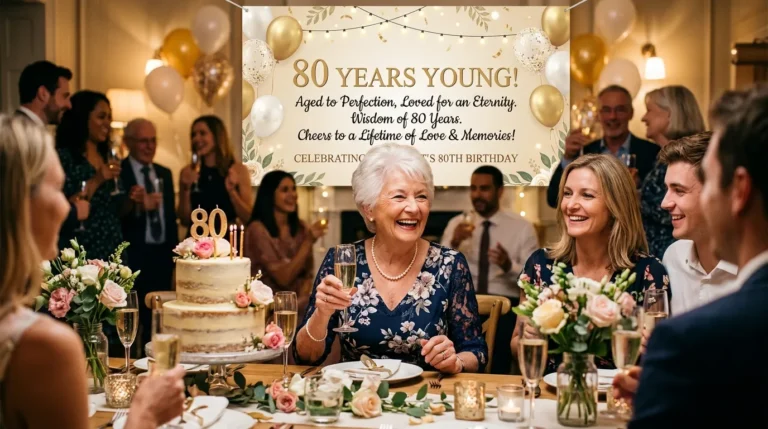 80th birthday sayings