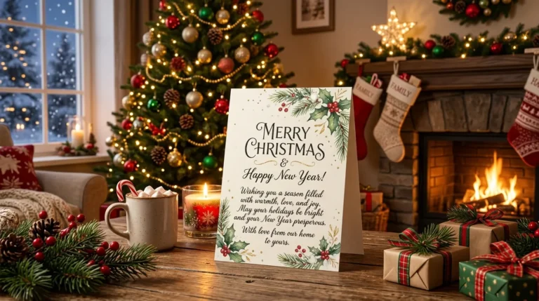 christmas card messages