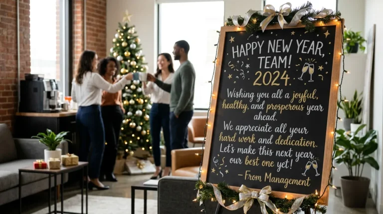 Happy New Year Message to Employees