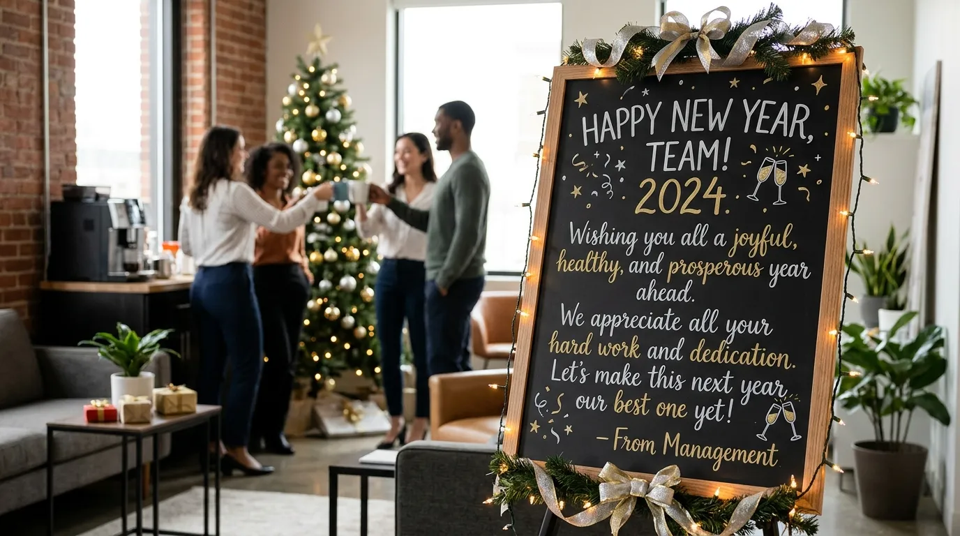 Happy New Year Message to Employees