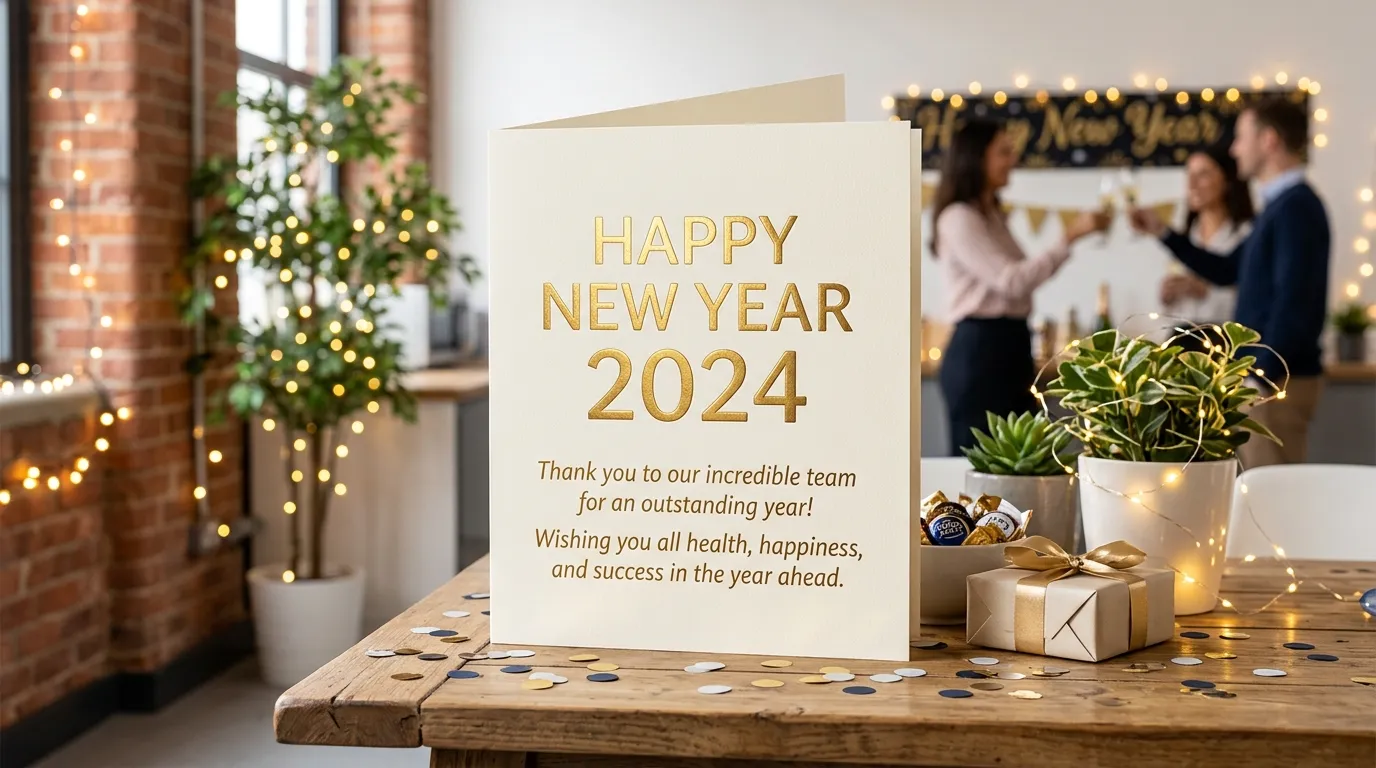 happy new year message to employees