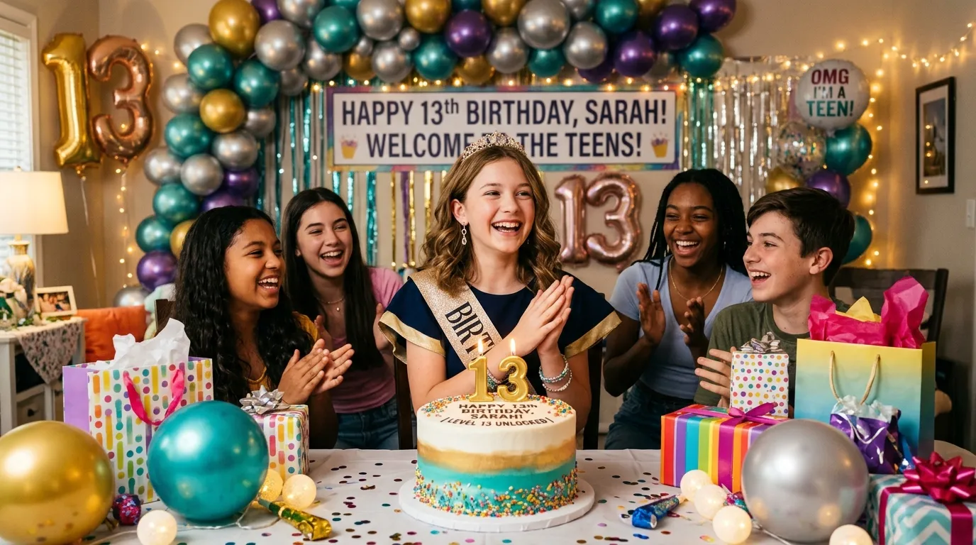 13th birthday wishes