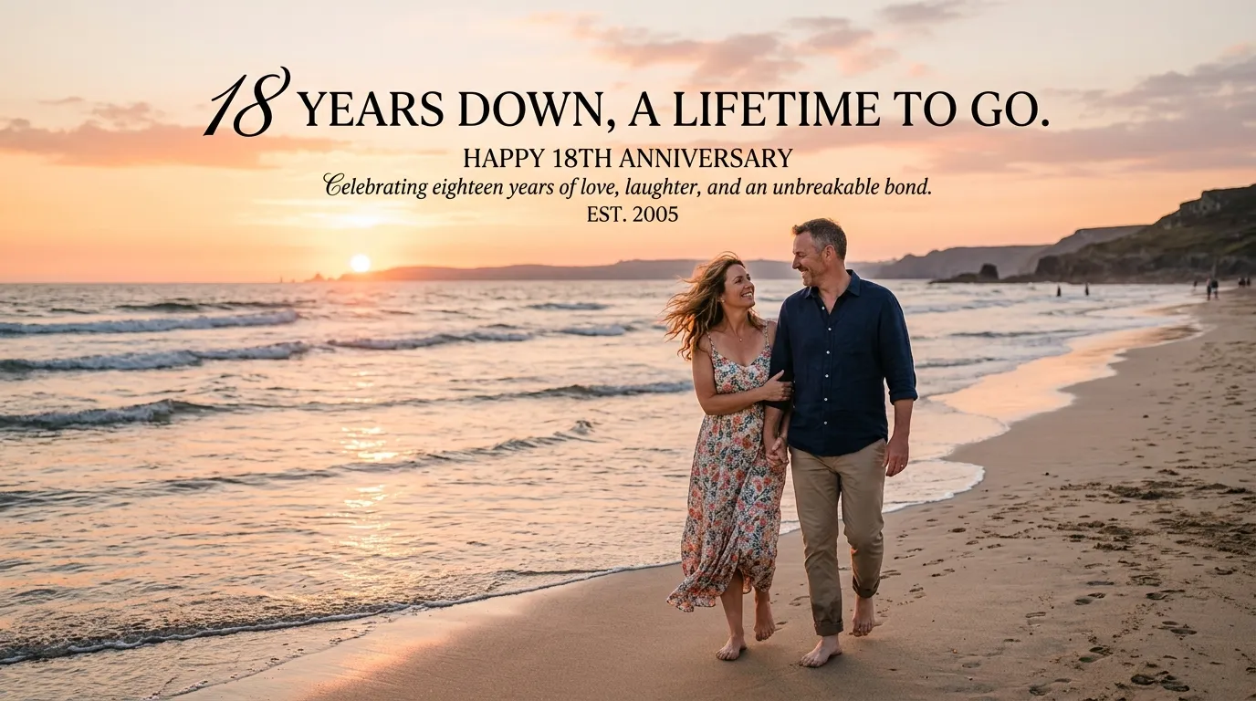 18 year anniversary quotes