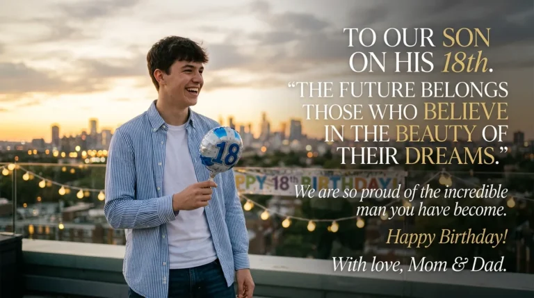 18th birthday quotes for son