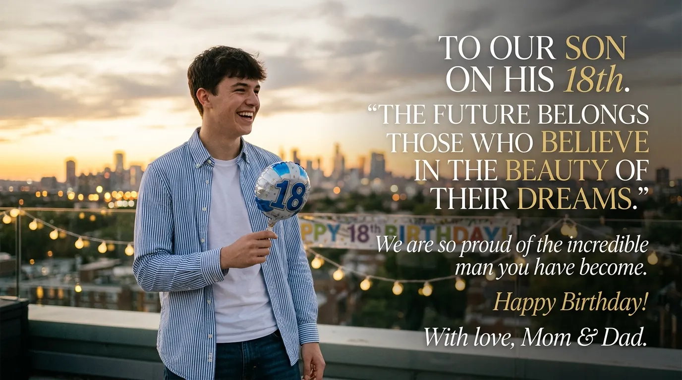 18th birthday quotes for son