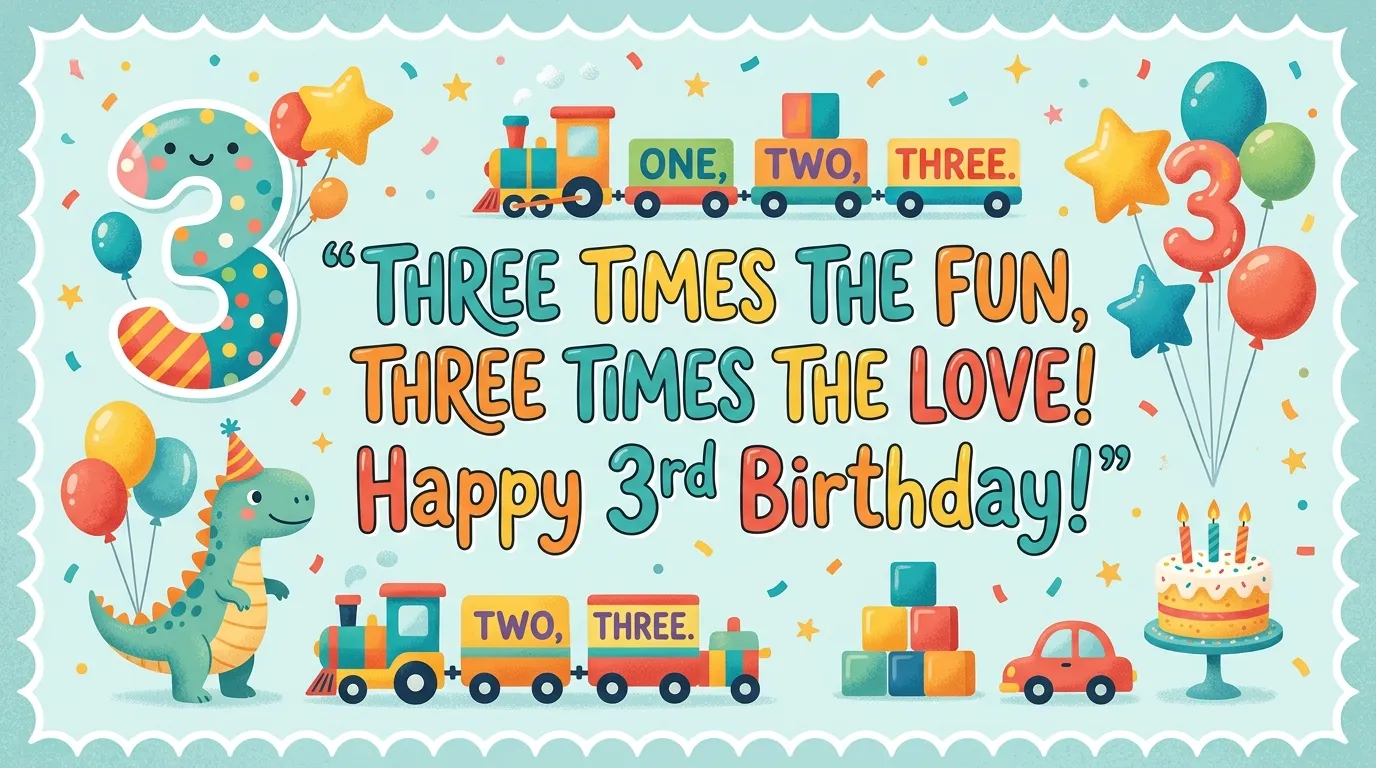3rd birthday quotes
