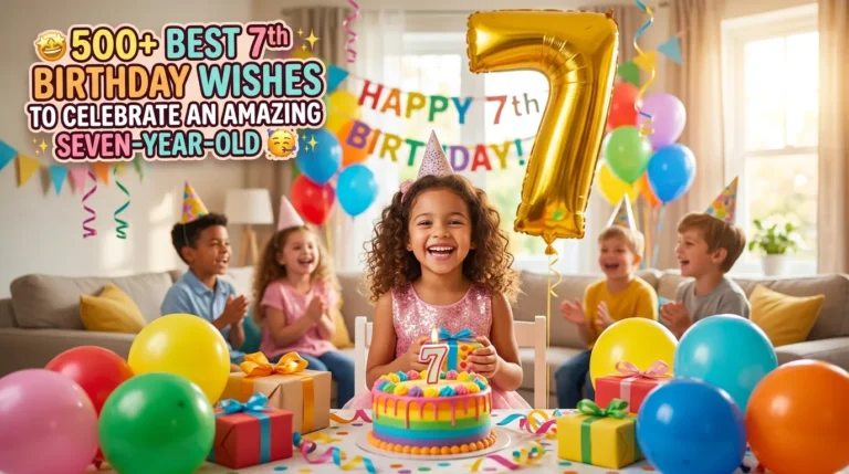 7th Birthday Wishes
