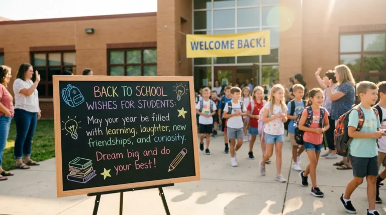 back to school wishes for students
