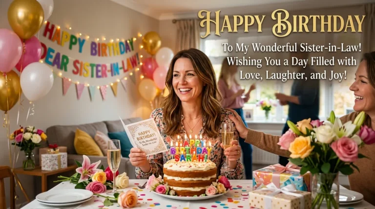 birthday wishes for sister in law