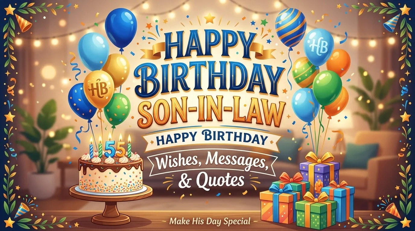 Birthday Wishes for Son in Law