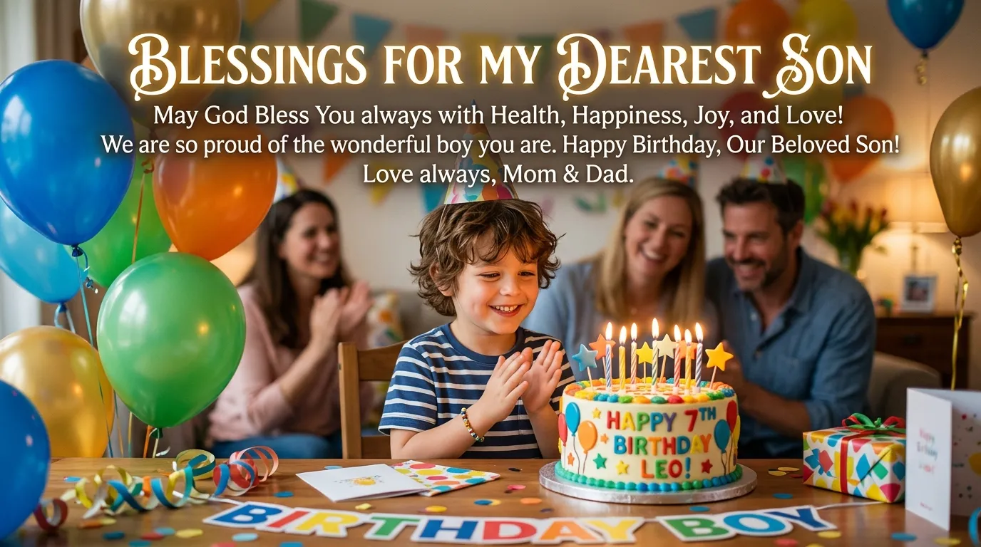 blessing birthday wishes for son