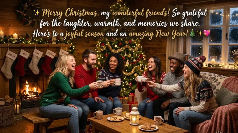 christmas messages for friends