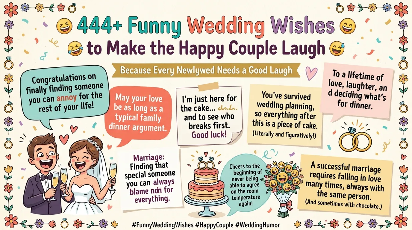 Funny Wedding Wishes