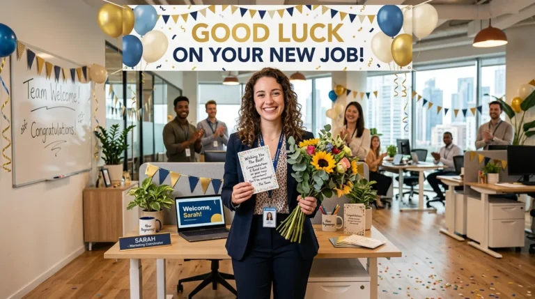good luck wishes for new job