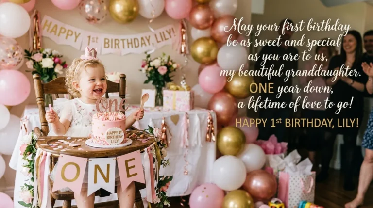 granddaughter 1st birthday quotes