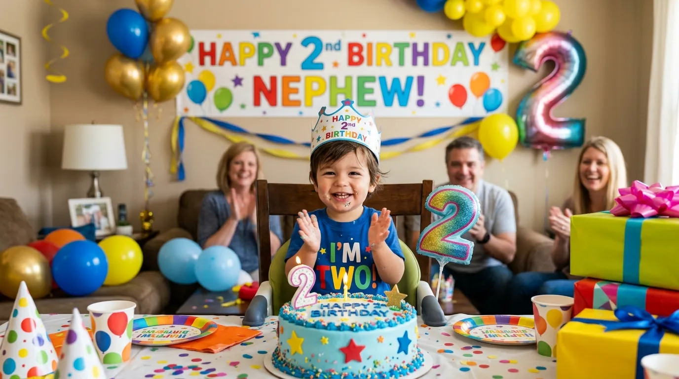 happy 2nd birthday nephew