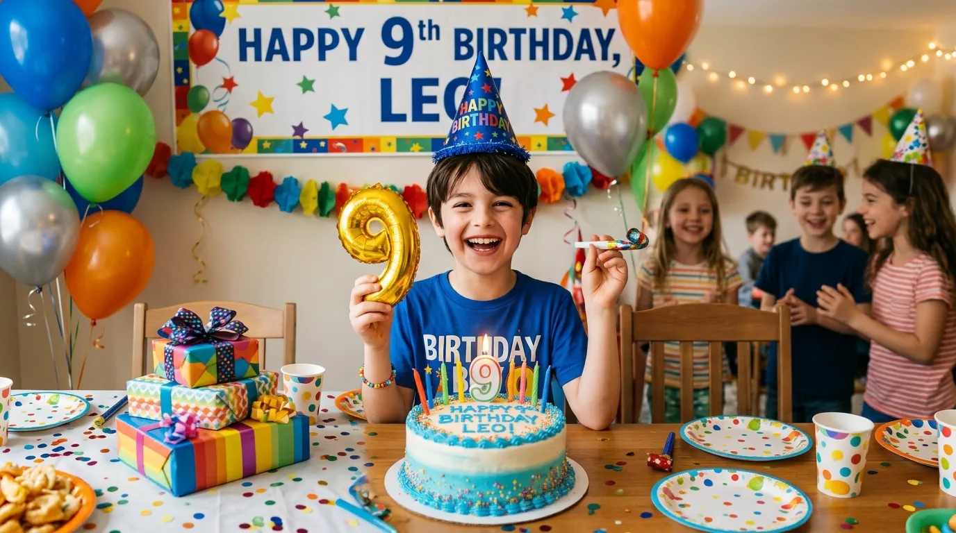 happy 9th birthday boy