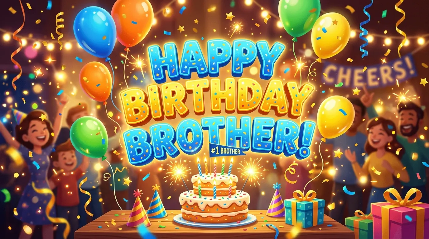 happy birthday brother gif