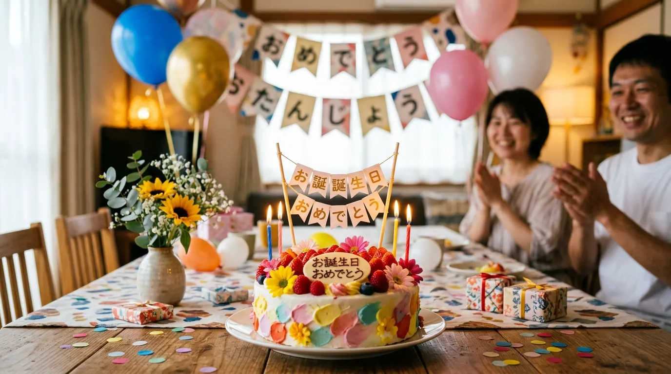 happy birthday in japanese