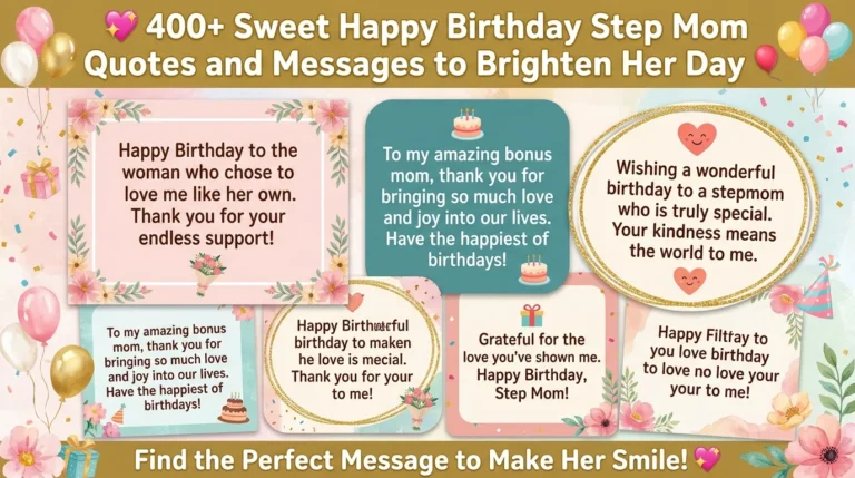 Happy Birthday Step Mom
