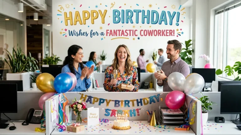 happy birthday wishes for coworker