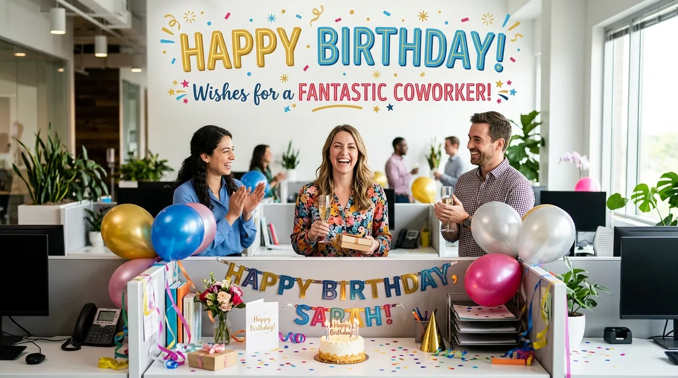 happy birthday wishes for coworker