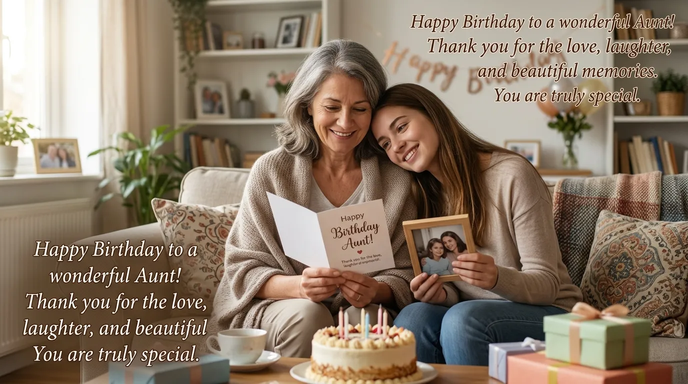 heart touching birthday wishes for aunt