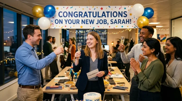 job congratulations