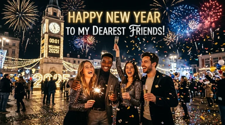 new years wishes to friends