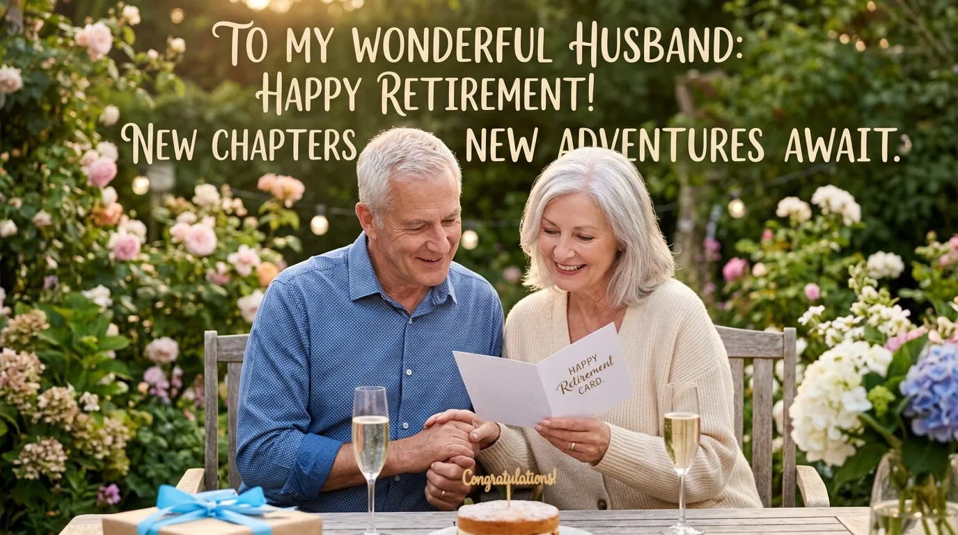 retirement wishes for husband