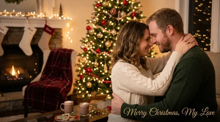 romantic merry christmas my love