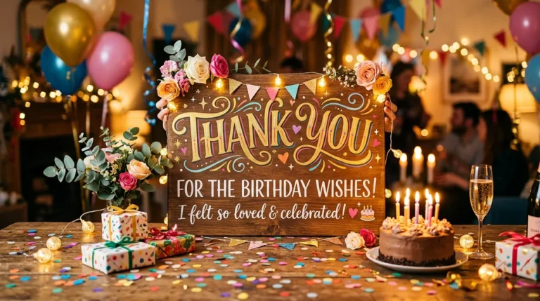 thank you for the birthday wishes