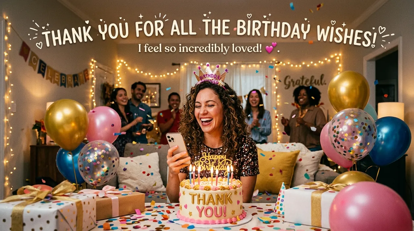 Thank You for the Birthday Wishes