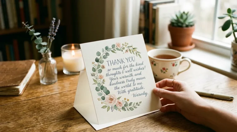 thank you for the well wishes