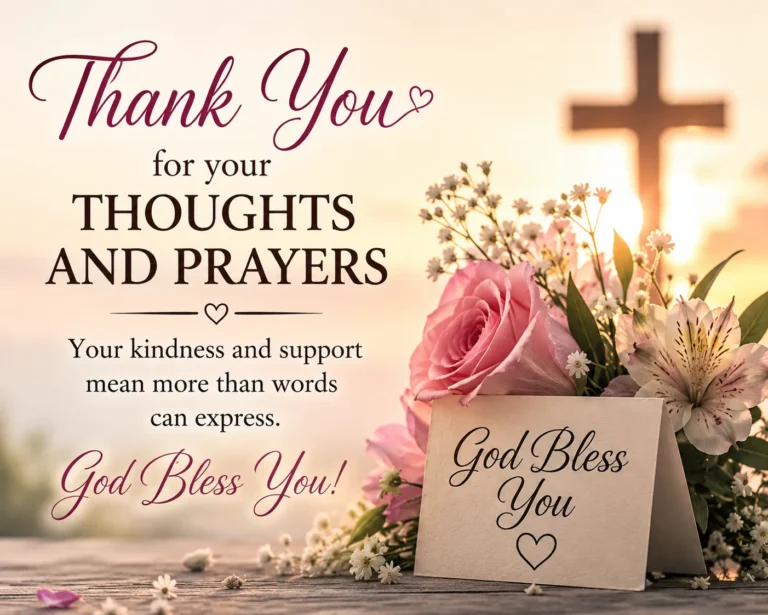 thank you for your thoughts and prayers images