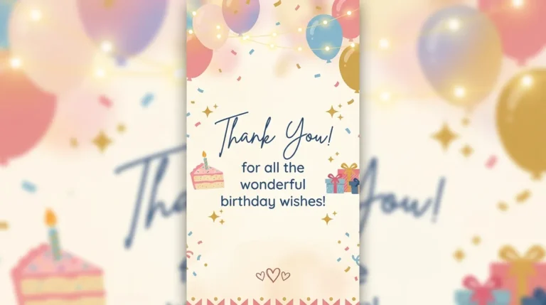 whatsapp status thanks for birthday wishes