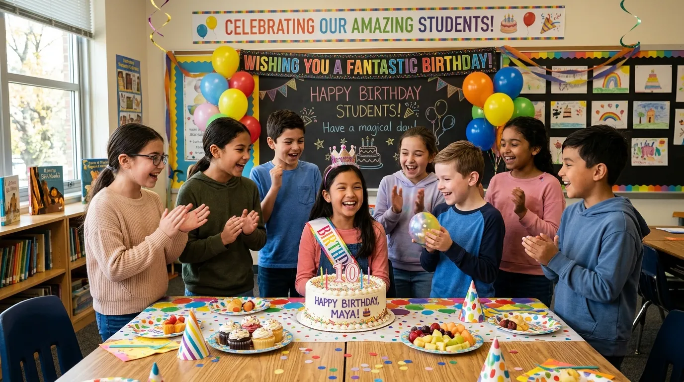 birthday wishes for students