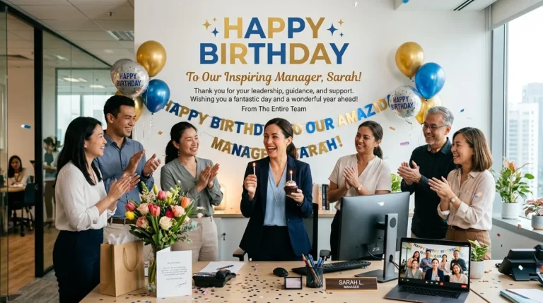 birthday wishes to manager