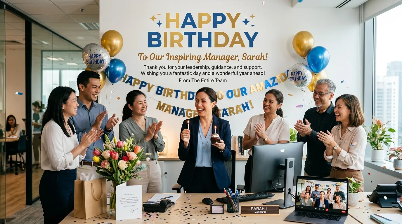 birthday wishes to manager
