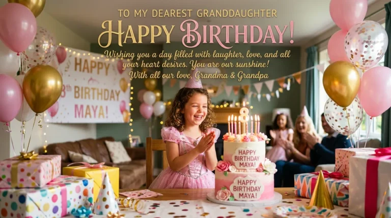 birthday wishes to my granddaughter