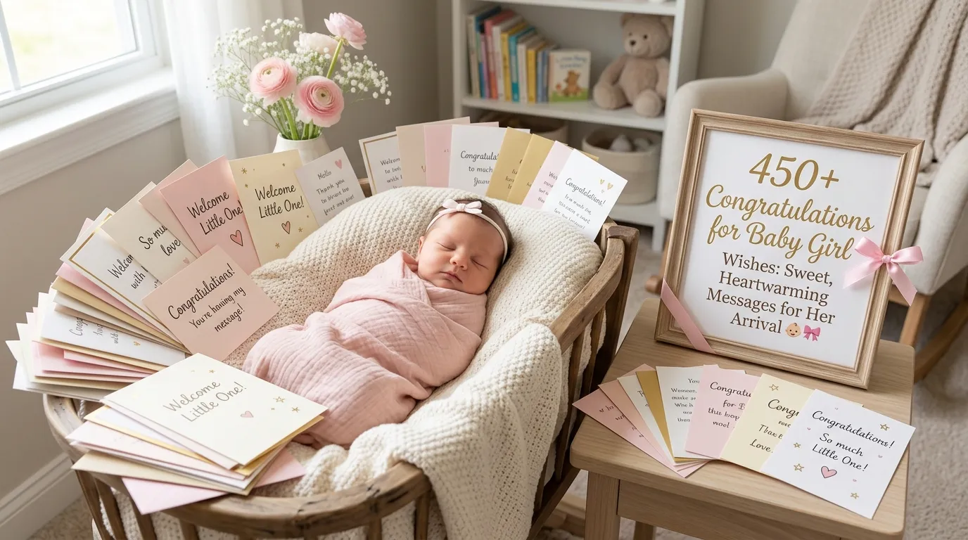 Congratulations for Baby Girl Wishes