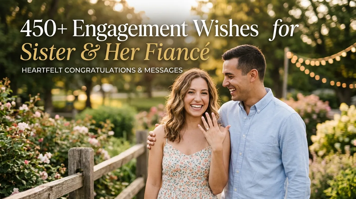 Engagement Wishes for Sister