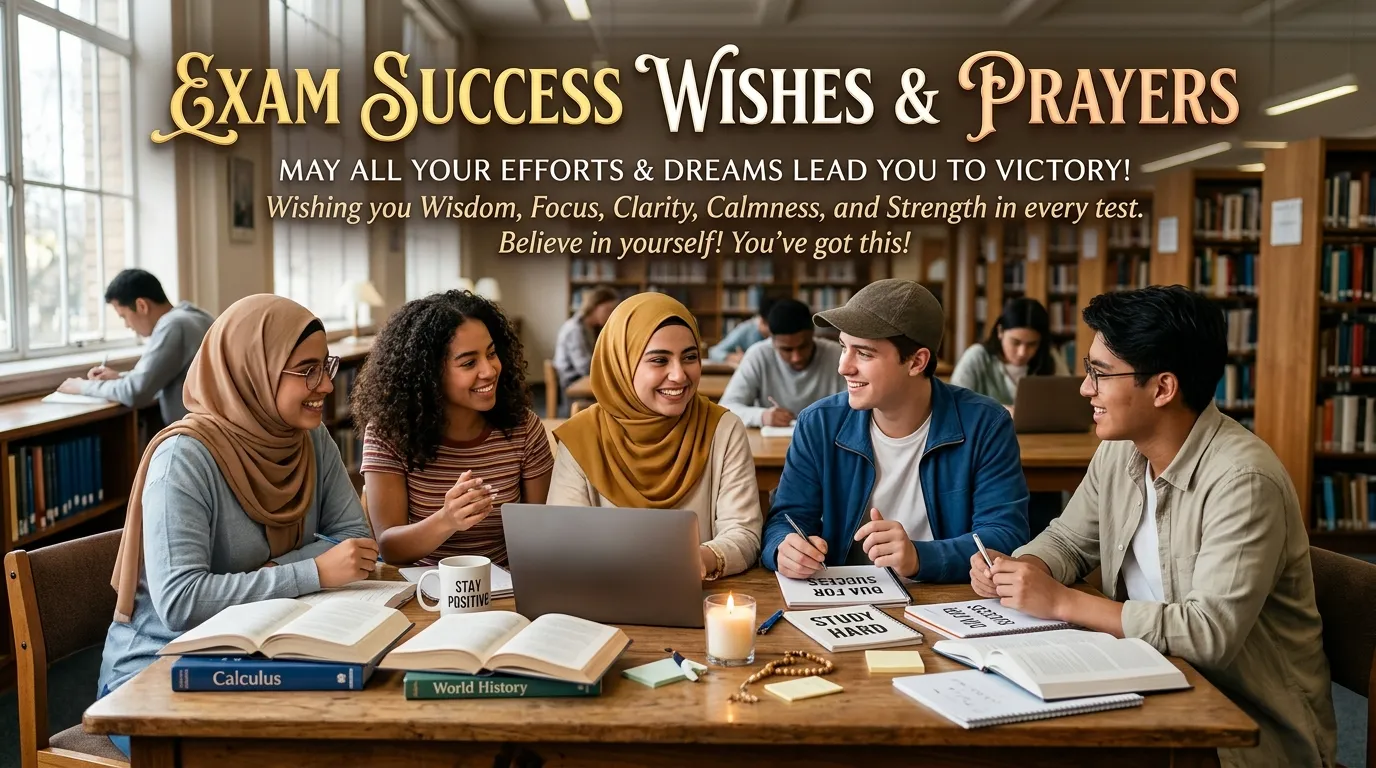exam success wishes and prayers