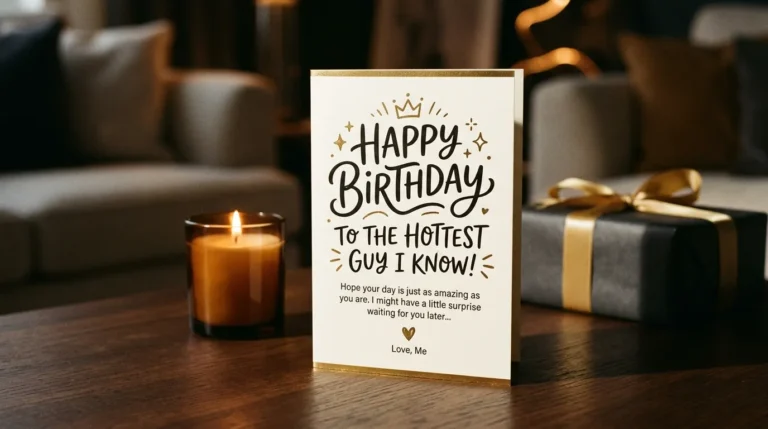 flirty birthday wishes for him