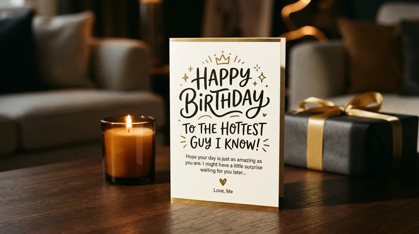 flirty birthday wishes for him