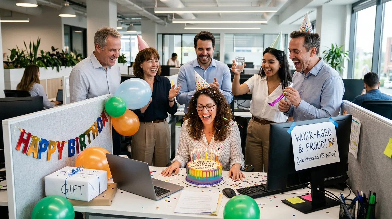 Funny Birthday Greetings for Coworkers