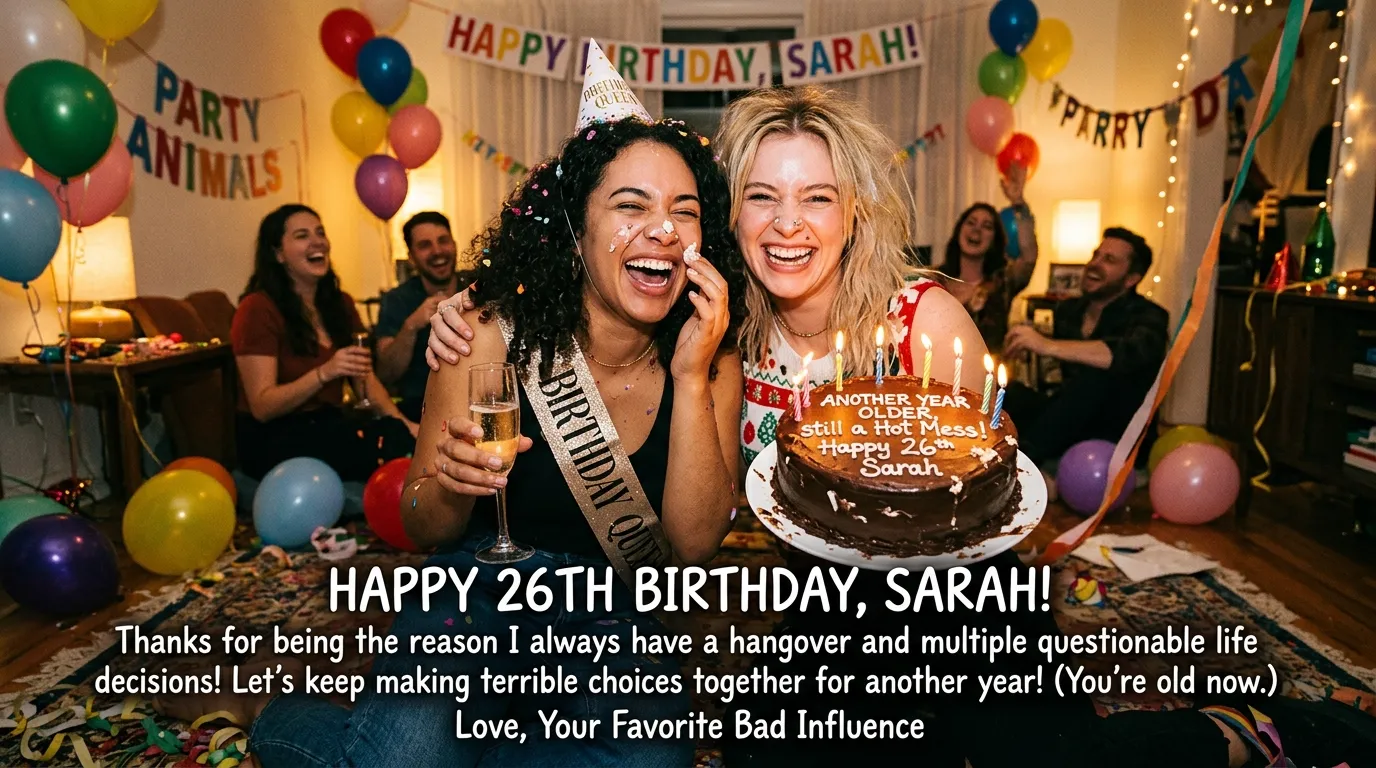 funny friend birthday wishes to make them laugh out loud